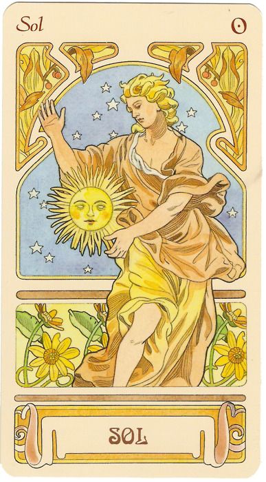 The Sun tarot card